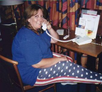 Pat on the phone at 1am, calling home